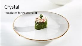  Presentation with gold border - Slides consisting of white plate with gold border background and a white colored foreground