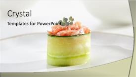  Presentation with gold border - Slides with white plate with gold border background and a  colored foreground