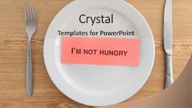  Presentation with fear - Slide set with words i'm not background and a coral colored foreground