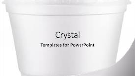  Presentation with white - Theme consisting of white polystyrene cup file contains background and a  colored foreground