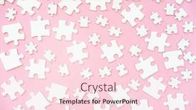  Presentation with puzzle pieces - Audience pleasing PPT layouts consisting of white-puzzle-pieces-of-different backdrop and a lemonade colored foreground