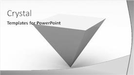  Presentation with pyramid success - Slide set consisting of white-pyramid background and a white colored foreground