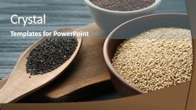  Presentation with red black and white - Cool new theme with white red and black quinoa backdrop and a gray colored foreground