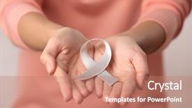  Presentation with violence against women - PPT layouts with white ribbon violence against women background and a coral colored foreground