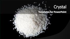  Presentation with rice - Slides consisting of white rice background and a black colored foreground