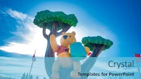  Presentation with canada - PPT layouts with white-river-ontario-canada-oct background and a light blue colored foreground