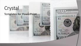  Presentation with toilet - Presentation design enhanced with white rolls of toilet paper and dollar banknotes on light background background and a white colored foreground