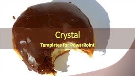  Presentation with white chocolate - Audience pleasing PPT theme consisting of white room for text bite backdrop and a tawny brown colored foreground