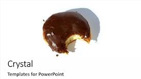  Presentation with chocolate shop - Slide set enhanced with white room for text bite background and a white colored foreground