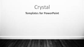  Presentation with room - Cool new PPT layouts with white-room-with-monotone-floor backdrop and a white colored foreground