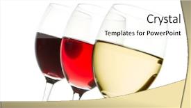  Presentation with white rose - Colorful slide deck enhanced with white rose and red wine backdrop and a white colored foreground