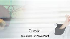  Presentation with awards gala dinner - Audience pleasing presentation theme consisting of white rose presentation - digital composite of chef backdrop and a  colored foreground