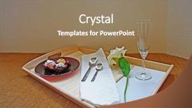  Presentation with fancy - Amazing theme having white rose presentation - fancy chocolate truffles served backdrop and a  colored foreground