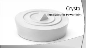  Presentation with drain - Amazing slide set having white rubber drain sink stopper backdrop and a white colored foreground