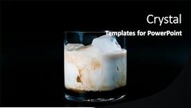  Presentation with russian - Slide deck featuring white-russian-coktail-on-black background and a black colored foreground