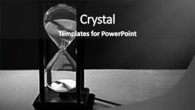  Presentation with white sand - Presentation theme having white sand on dark background background and a dark gray colored foreground