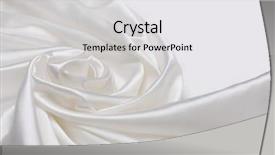  Presentation with silk roads - Colorful presentation theme enhanced with white satin - silk fabric background backdrop and a white colored foreground
