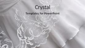  Presentation with white wedding - Theme consisting of white satin - wedding lace background and a  colored foreground