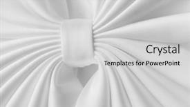  Presentation with satin - Cool new slide set with white satin bow on bride' backdrop and a  colored foreground