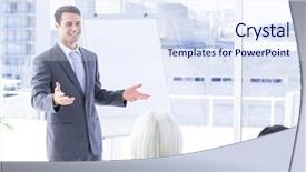  Presentation with business team join hands white - Presentation consisting of white screen in the meeting background and a  colored foreground