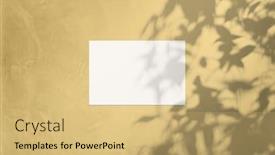  Presentation with saffron - Slide set featuring white-sheet-on-a-saffron background and a yellow colored foreground