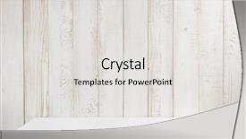  Presentation with design rustic wood wall texture - PPT theme enhanced with white shelf on wooden wall background and a light gray colored foreground