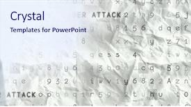  Presentation with matrix - Colorful slide deck enhanced with white smart tech transition backdrop and a sky blue colored foreground