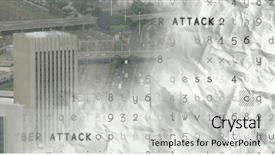  Presentation with matrix - Slides having white smart tech transition background and a light gray colored foreground