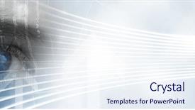  Presentation with blue tech - Presentation theme enhanced with white smart tech transition background and a sky blue colored foreground