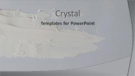  Presentation with brush stroke - Colorful presentation theme enhanced with white-smear-brush-stroke backdrop and a light gray colored foreground