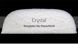  Presentation with white snow - Presentation design having white-snow-cap-isolated background and a light gray colored foreground