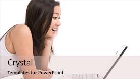  Presentation with shot - Amazing PPT theme having white space technology - isolated shot of a happy backdrop and a soft green colored foreground