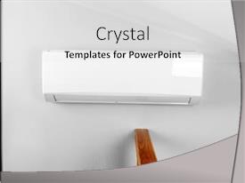 White Split Air Conditioner PPT template 43 | CrystalGraphics