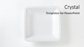  Presentation with math square root - Slide set enhanced with white square bowl on white background and a white colored foreground