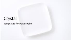  Presentation with white plate - Amazing slides having white square plate on white backdrop and a sky blue colored foreground