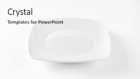  Presentation with white marble plate marble - PPT theme having white square plate on white background and a  colored foreground