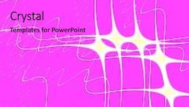  Presentation with stars - Presentation theme featuring white stars on pink background and a lilac colored foreground