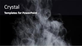  Presentation with steam - Audience pleasing presentation consisting of white-steam-ascends-from-glass backdrop and a dark gray colored foreground