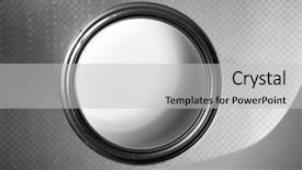  Presentation with paint white brick wall - Amazing presentation having white steel tin of paint backdrop and a light gray colored foreground