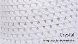  Presentation with straw - Presentation theme having white-straw-hat-texture-close background and a light gray colored foreground