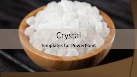  Presentation with sugar factory - Audience pleasing slide deck consisting of white sugar in a bowl backdrop and a  colored foreground