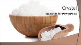  Presentation with sugar pellets - Amazing slide set having white sugar in a bowl backdrop and a  colored foreground