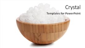  Presentation with sugar - Slides with white sugar in a bowl background and a  colored foreground