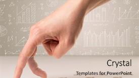  Presentation with fingers - Cool new presentation with white surface with footsteps backdrop and a lemonade colored foreground