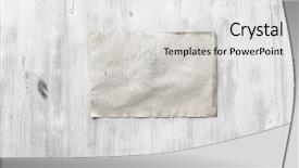  Presentation with old paper - Audience pleasing theme consisting of white table with grunge paper backdrop and a  colored foreground