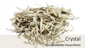  Presentation with tea - PPT theme having  background and a  colored foreground.