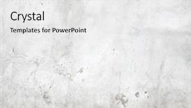 Presentation with cracked wall - Presentation design with white textured wall background and a white colored foreground