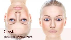  Presentation with illusion - Cool new PPT layouts with white thatcher effect illusion backdrop and a lemonade colored foreground