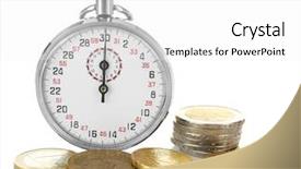  Presentation with time money - Slides featuring white time is money background and a white colored foreground