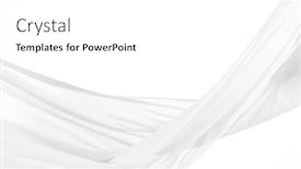  Presentation with silk - Presentation with white-transparent-silk-fabric-flowing background and a white colored foreground